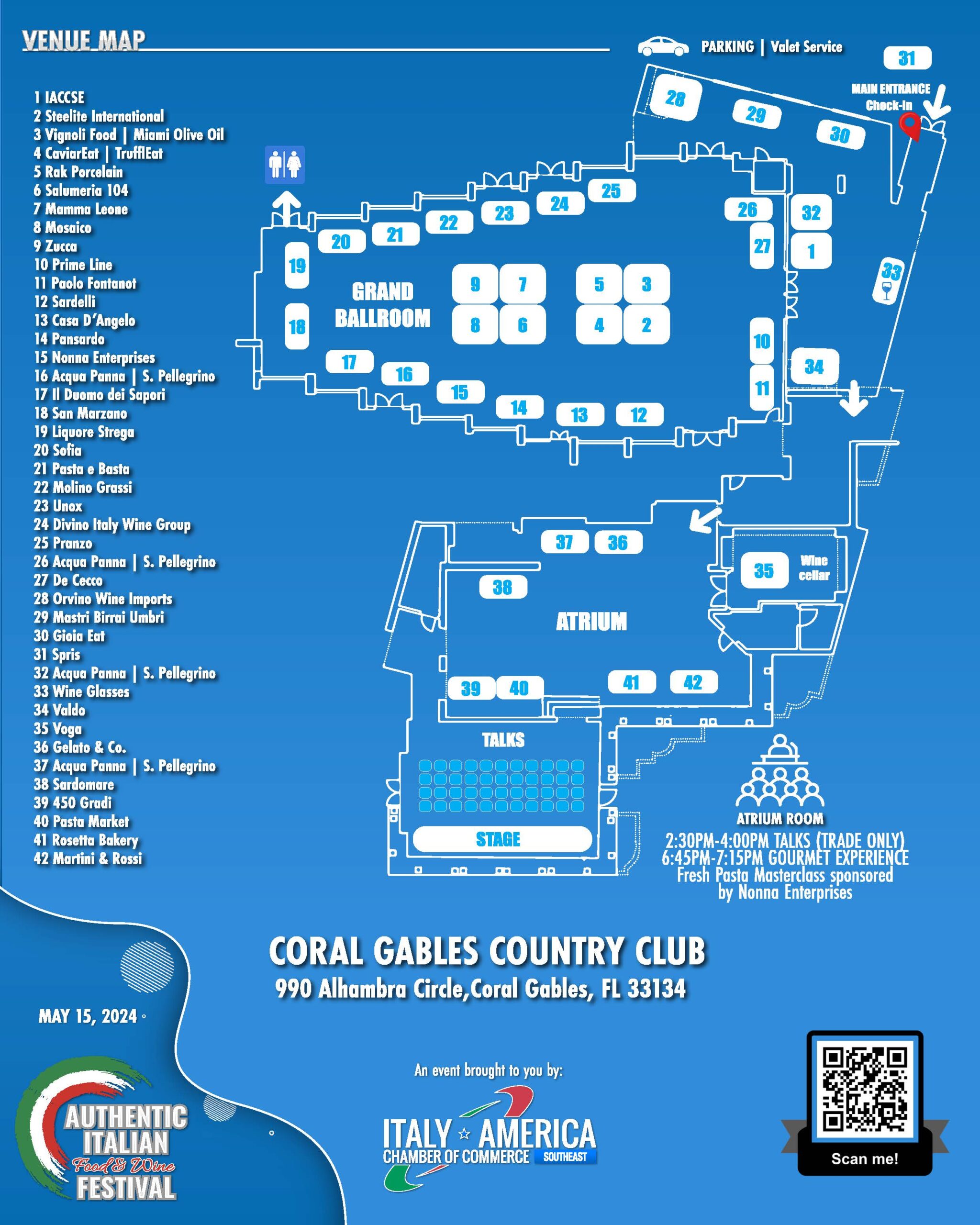 MAP - AUTHENTIC ITALIAN FOOD & WINE FESTIVAL - 2024 - IACC - Miami